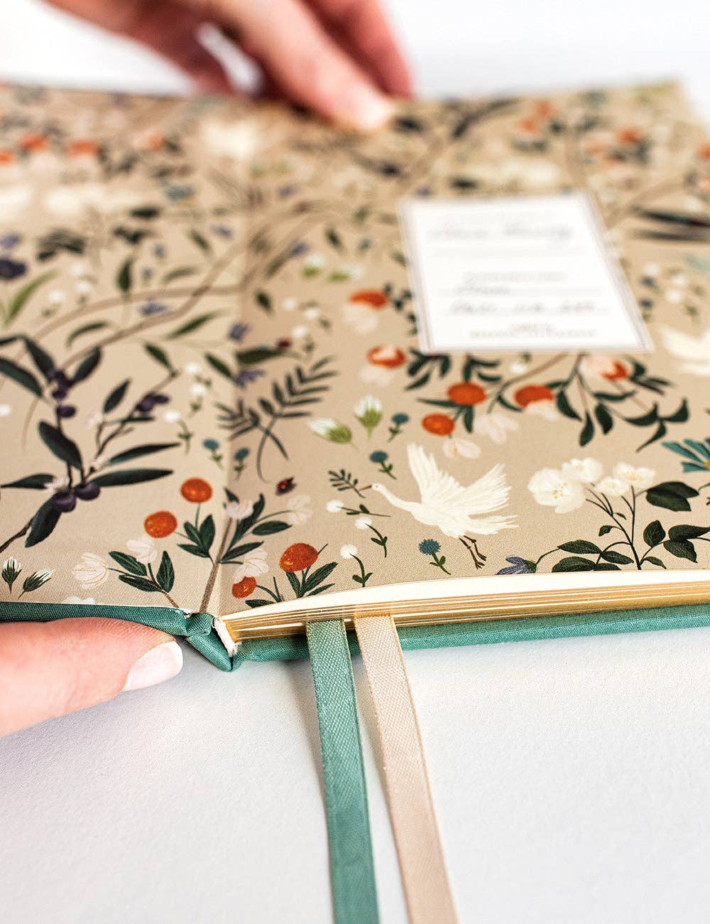 Birthday book Eucalypt Green