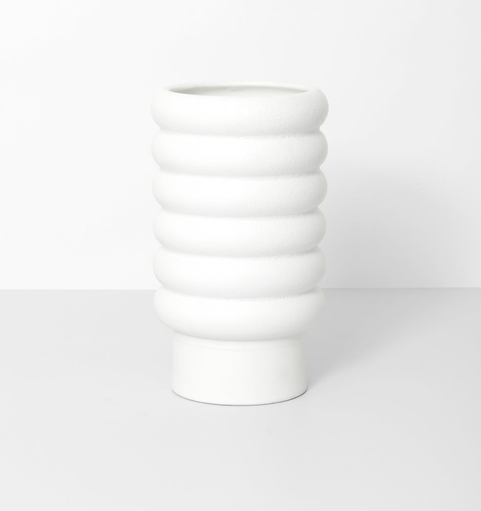 Alder Vase Tall Snow