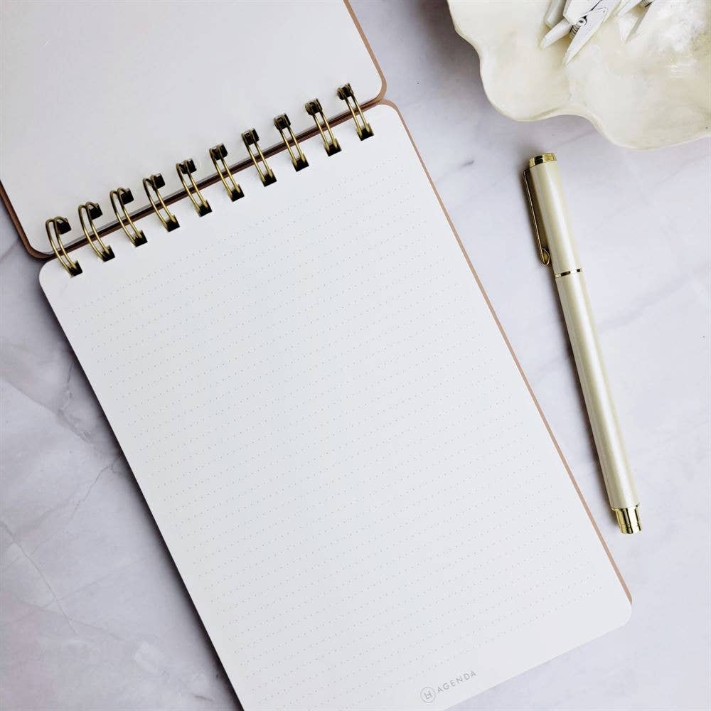 LH Agenda Notepad - Black (Dot-lined) - Persistence