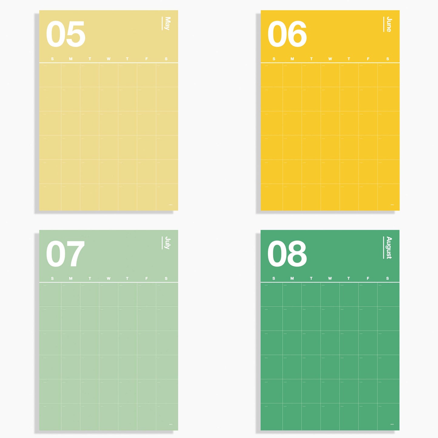 Spectrum Wall Planner in Vibrant