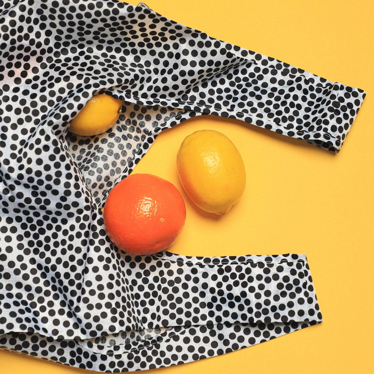 Black & White Spots - Foldable Shopper Bag