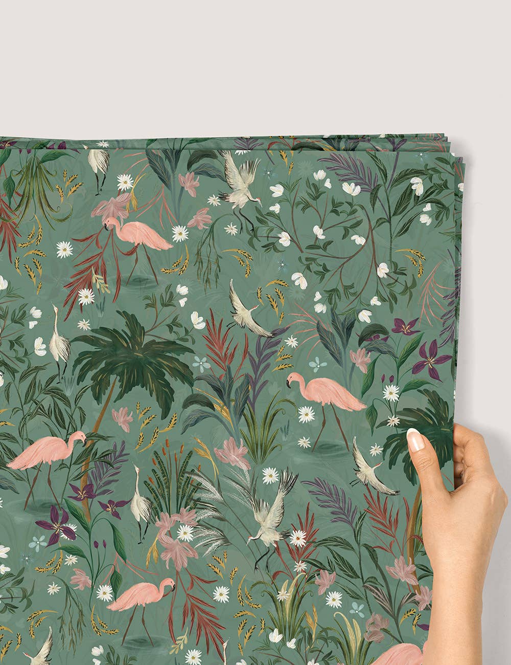 4pk Tissue Paper - Flamingos