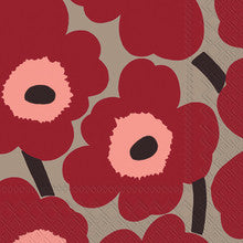 Marimekko - Unikko Red Linen