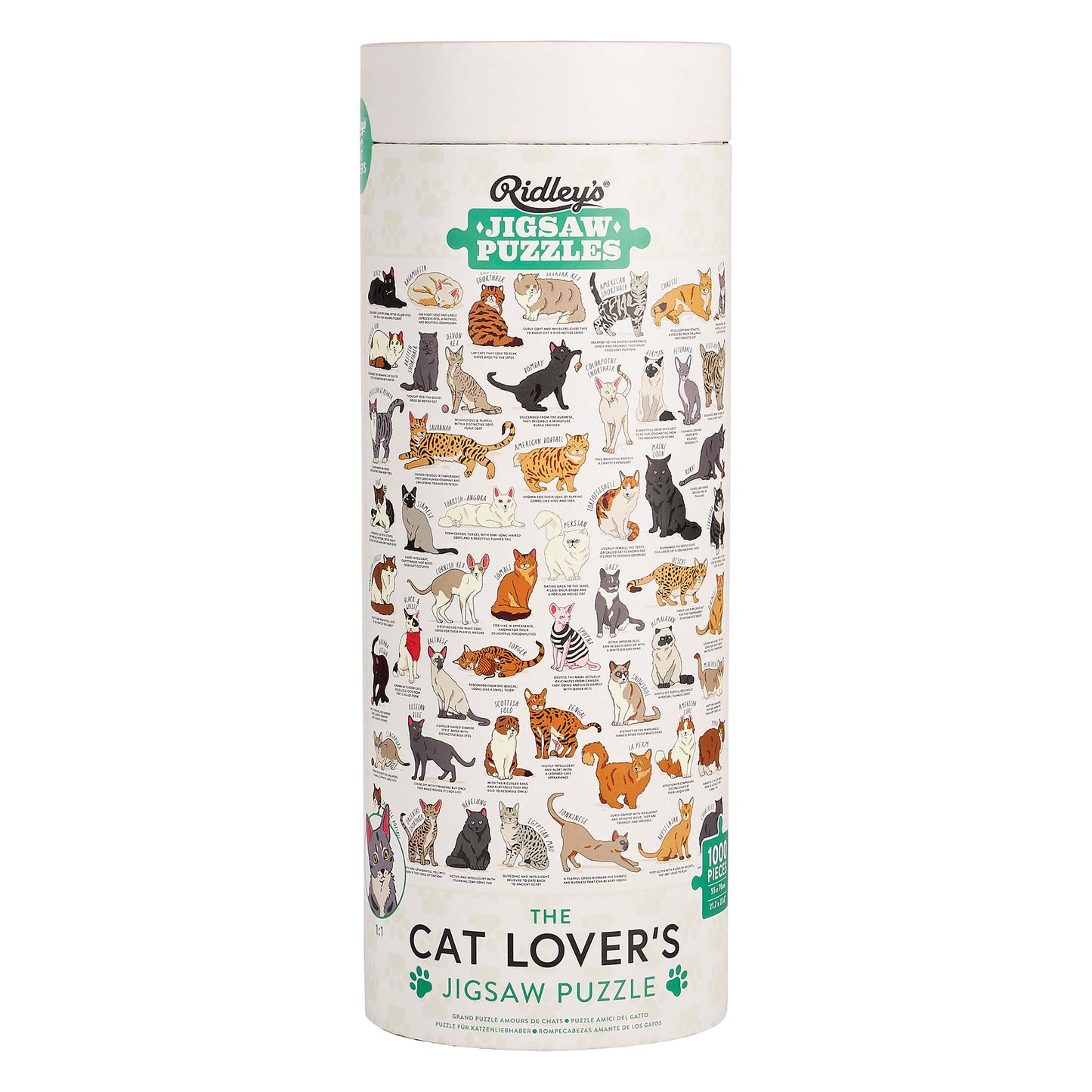 Ridleys Cat Lover's 1000 Piece Jigsaw Puzzle