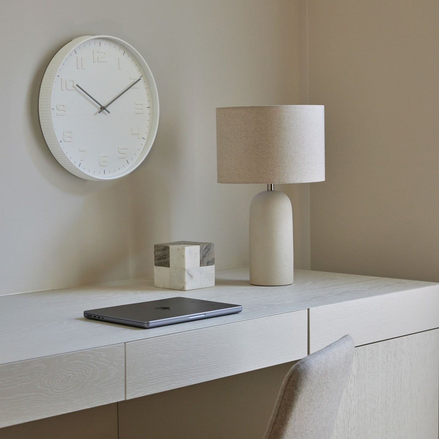 Amalfi Boston Wall Clock White