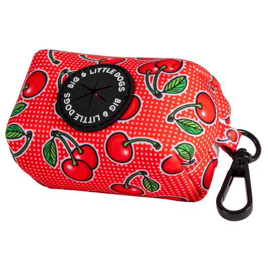 DOG POOP BAG HOLDER: Cherrylicious