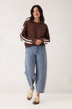 Sasha Sporty Slouchy Crew