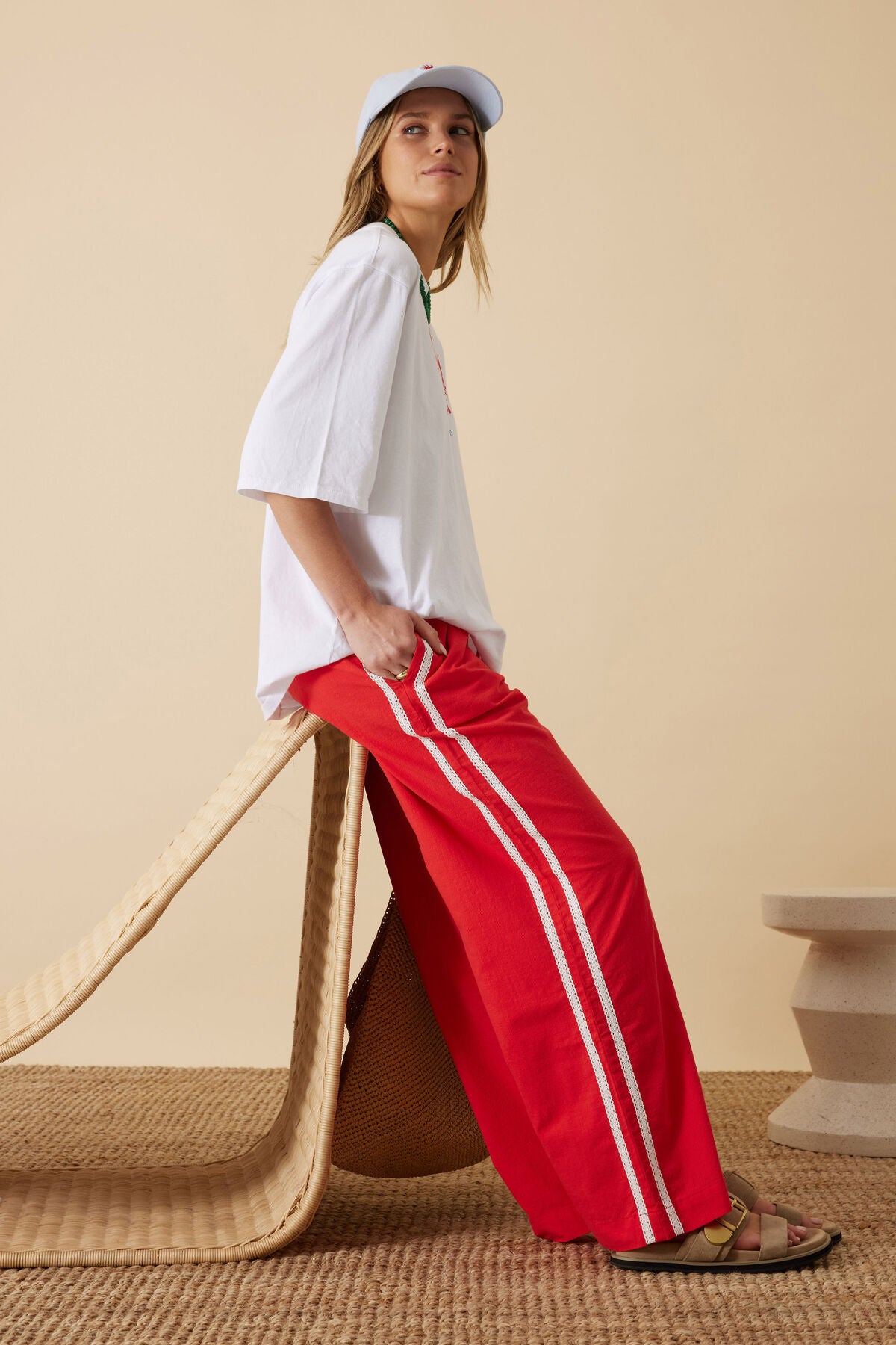 Resort Pant - Red