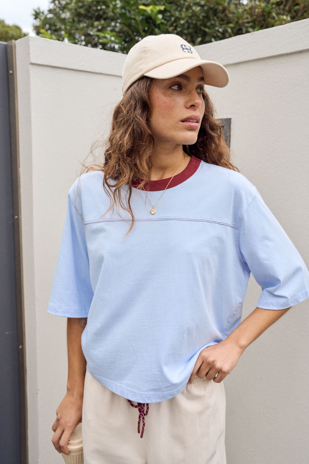 Devon Slouchy Seam Tee