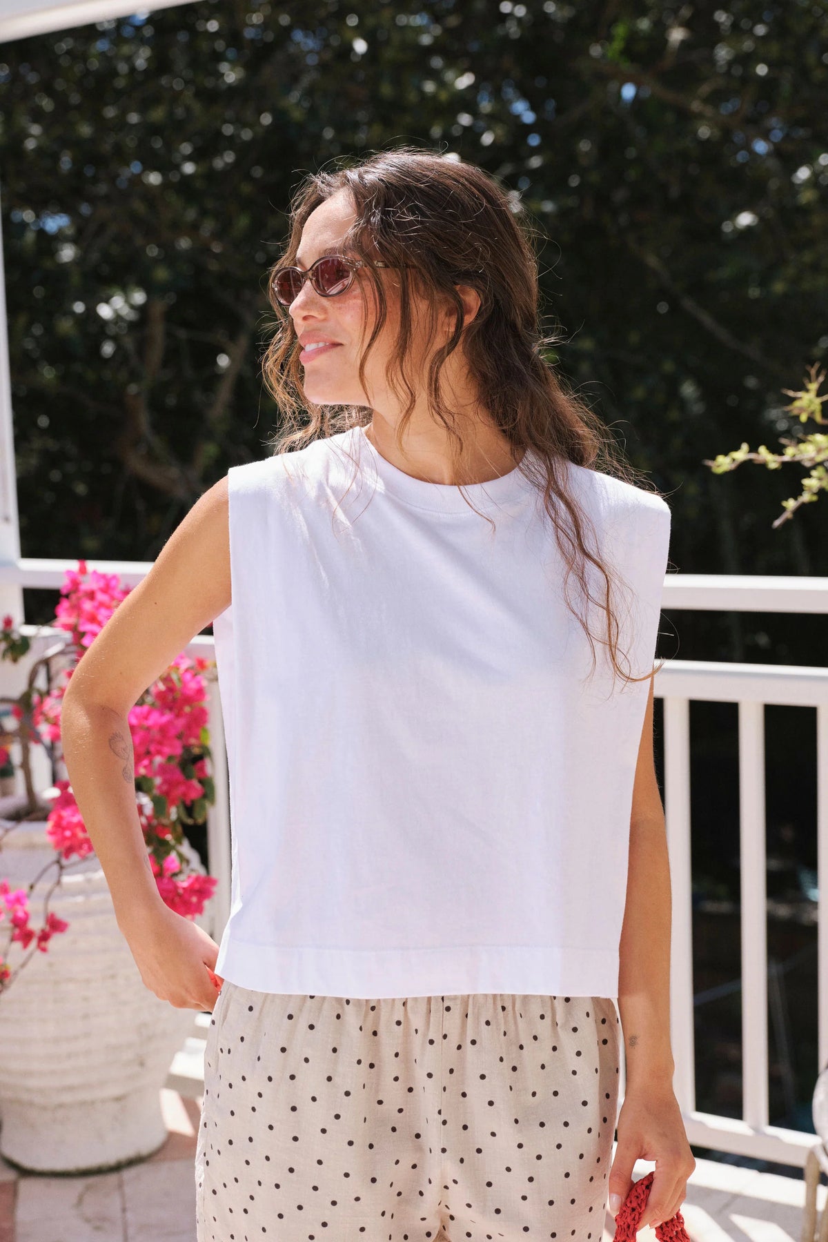 Frankie Tank - white