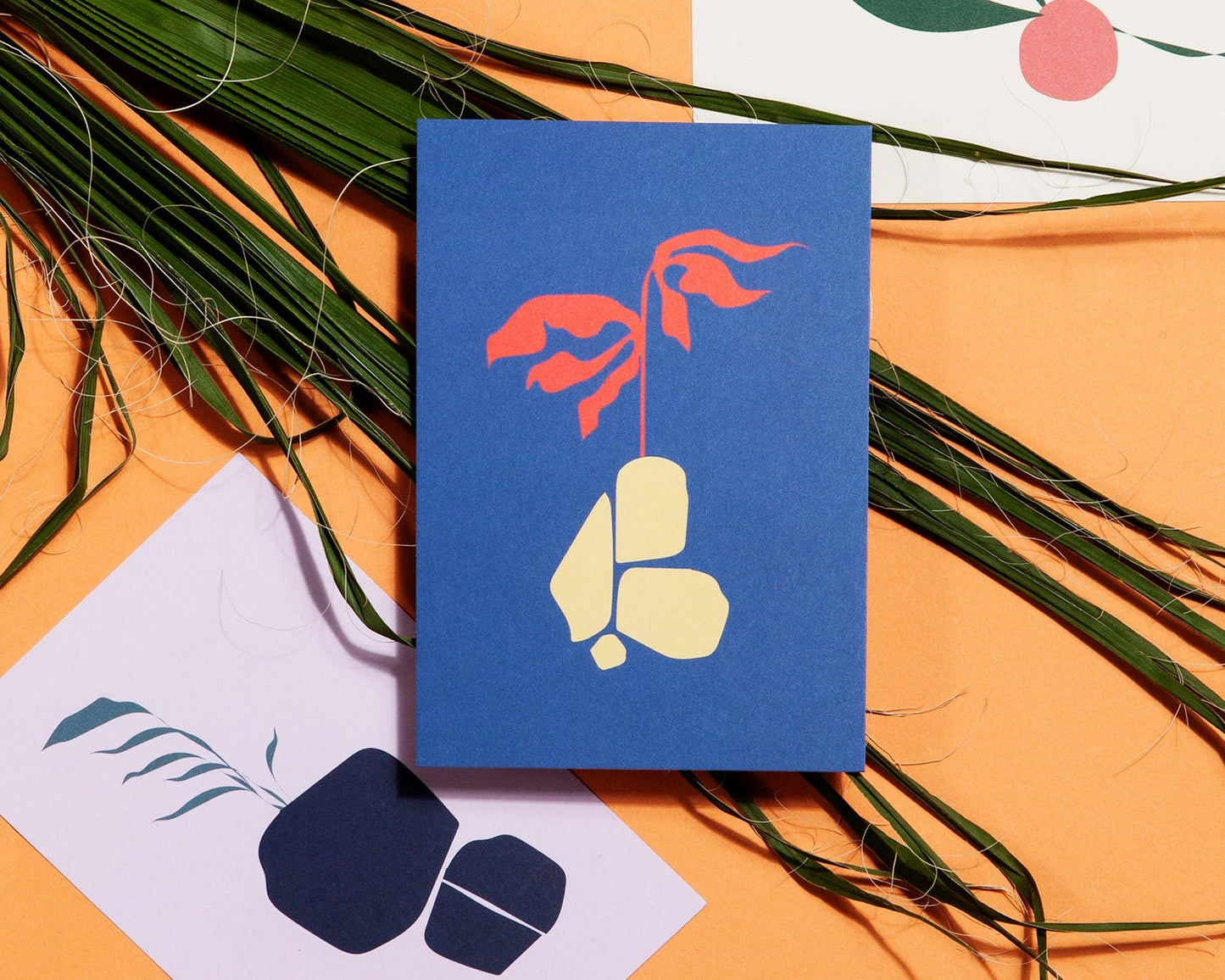 Abstract Flora Postcards