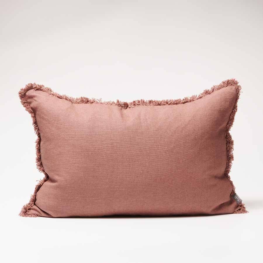 Luca® Boho Linen Cushion Desert Rose 40x60cm