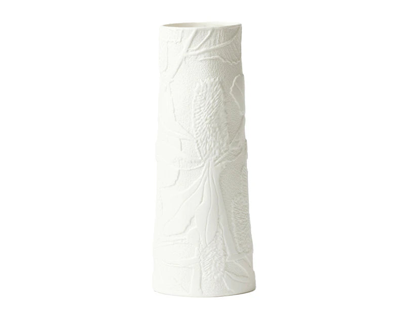 Banksia Tall Vase Small (white or cream)