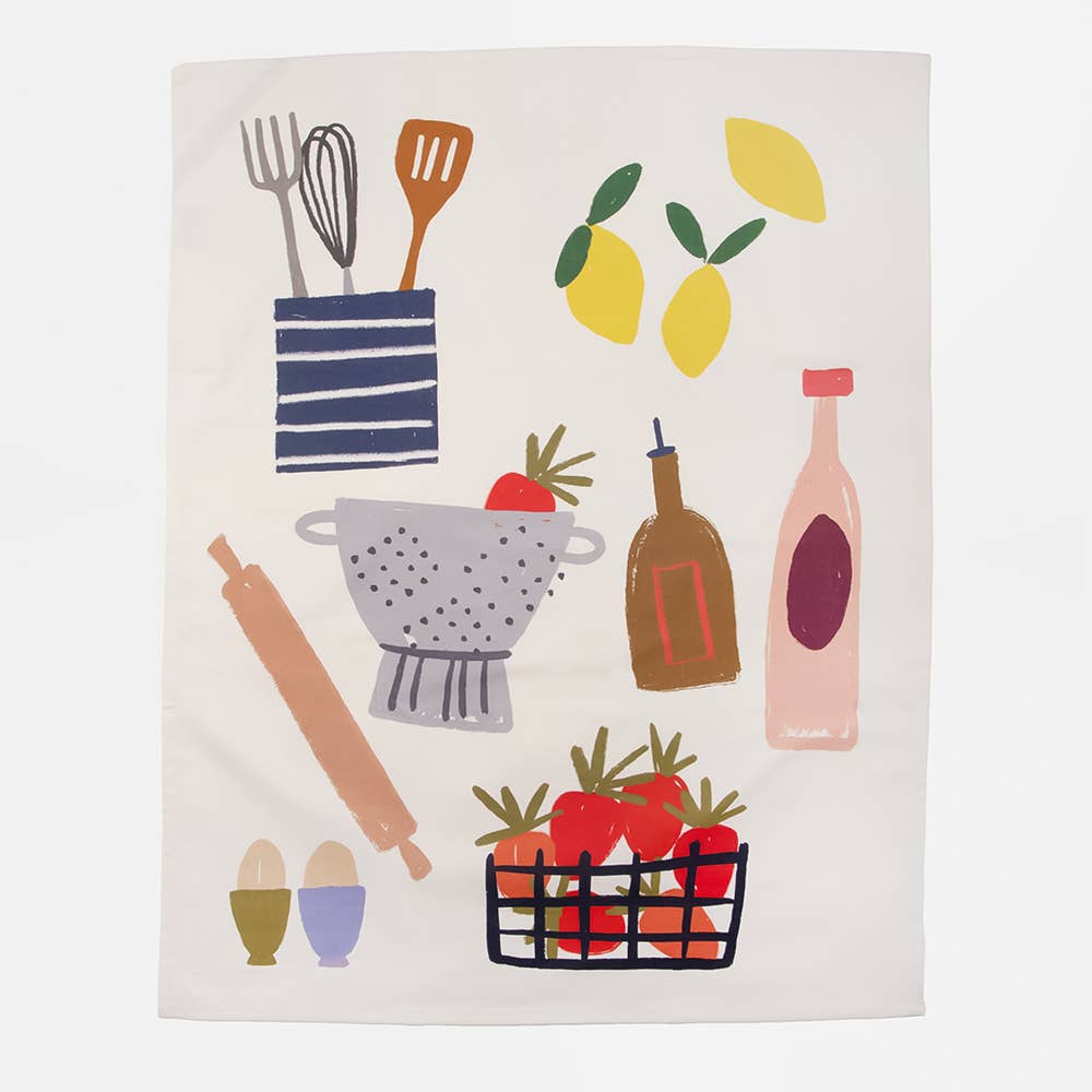 Hearts Set of 2 Tea Towels
