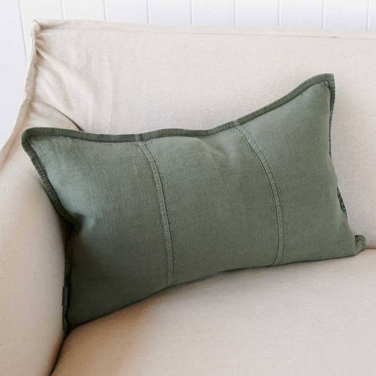 Luca® Linen Cushion Cover Khaki 40x60cm