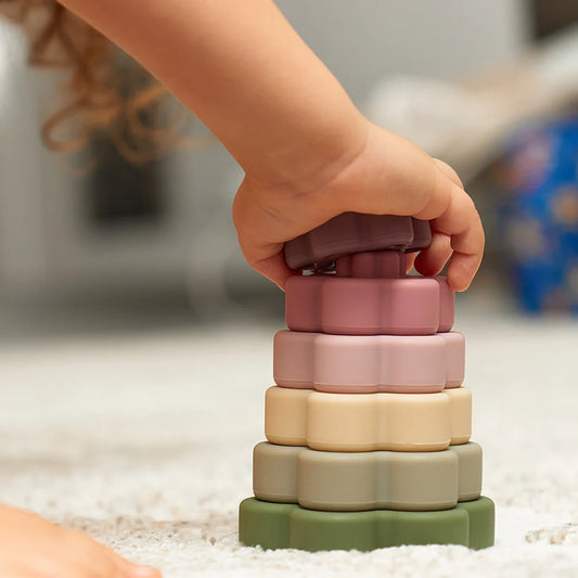 Silicone Stackable Toy - Flower