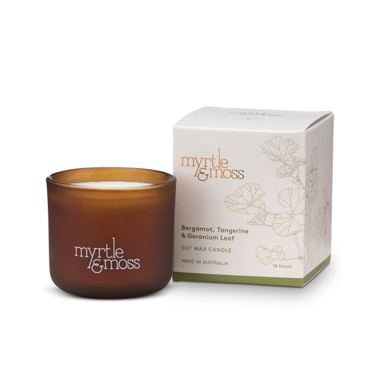 Soy Wax Candle Myrtle and Moss 16h