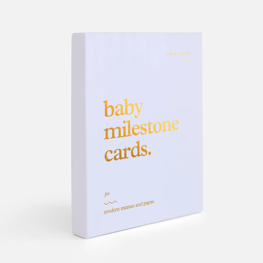 Baby Milestone cards - Powder Blue