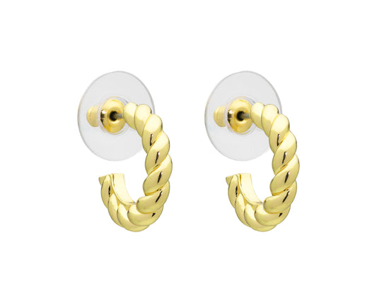 Sandy Gold Hoop Earring