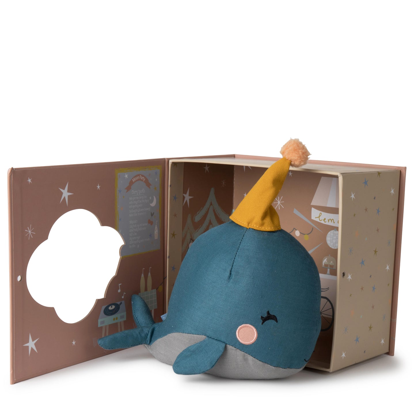 Whale in gift box (21 cm)
