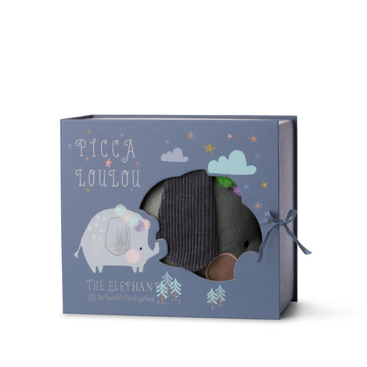 Elephant in gift box (18 cm)