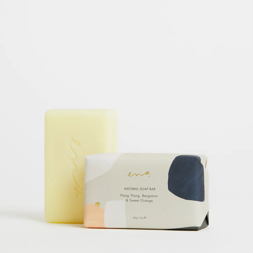 Ena Natural Soap Bar - Ylang Ylang, Bergamot & Sweet Orange 200gm