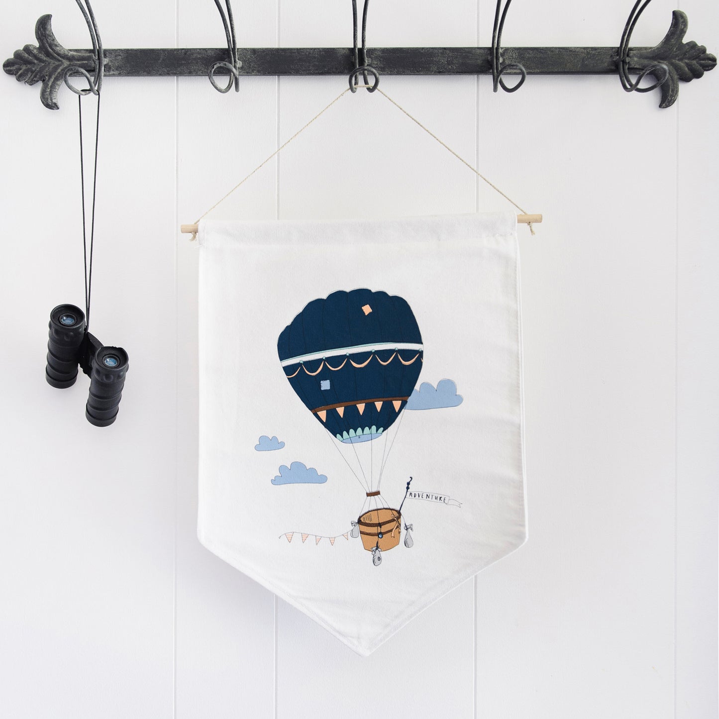 Hot Air Balloon Wall Flag