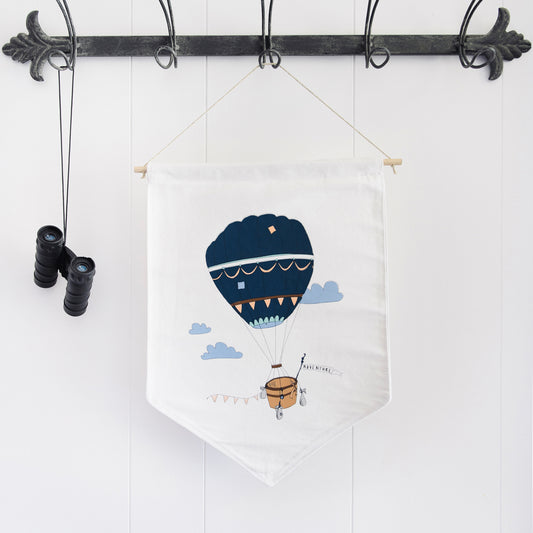 Hot Air Balloon Wall Flag