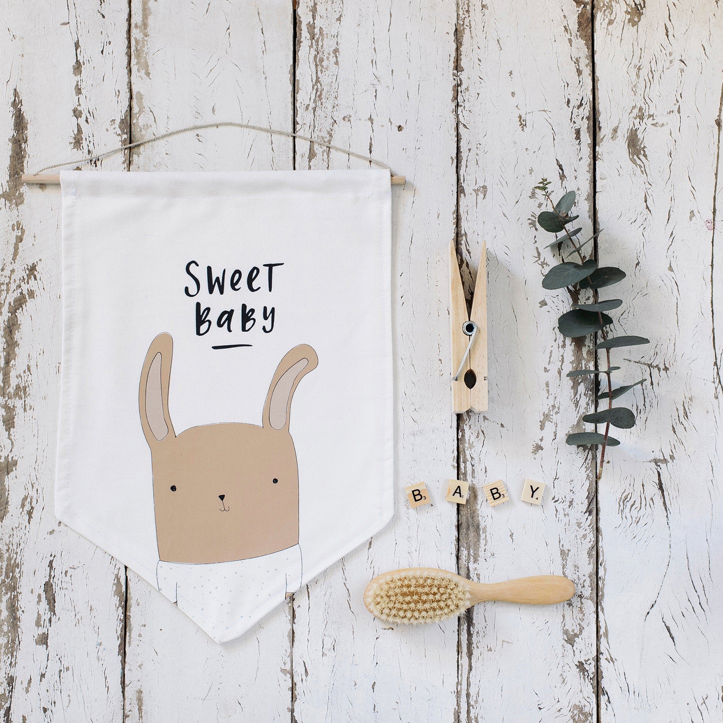 Baby Rabbit Wall Flag