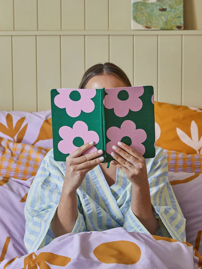 Flowerbed A5 notebook