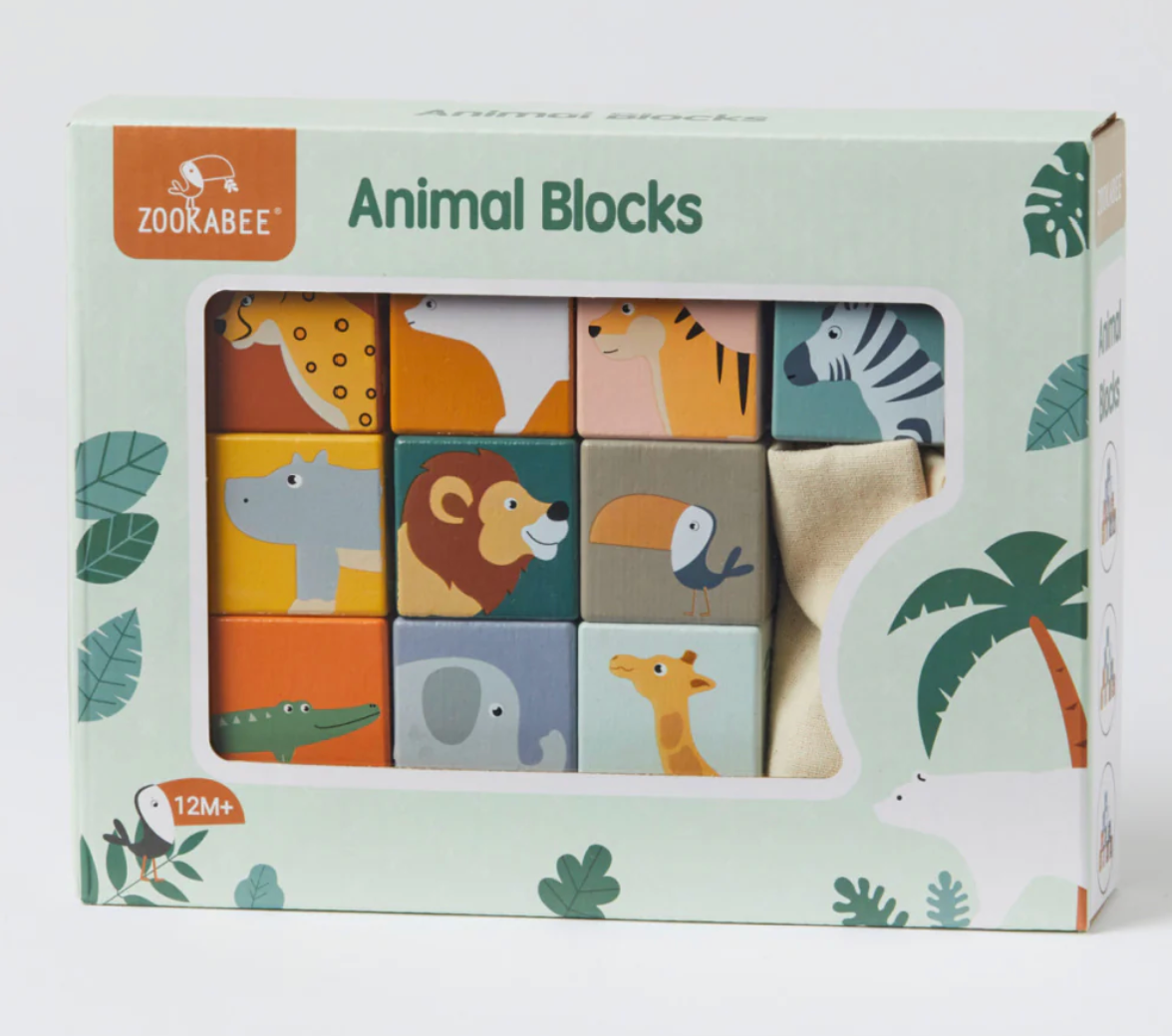 Zookabee wooden animal blocks