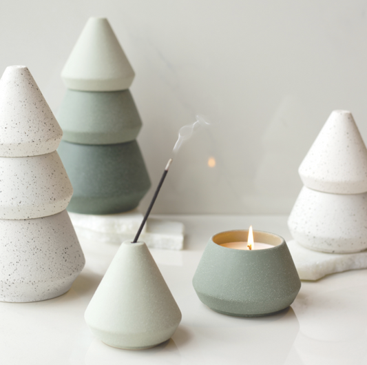Paddywax - Holiday Tree Stack Candle - Cypress & Fir