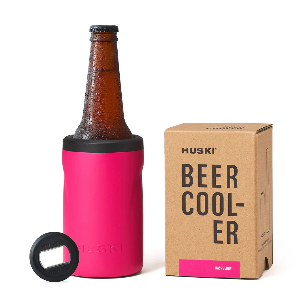 Huski Beer Cooler BLACK, PINK, RASPBERRY, LEMON, CHAMPAGNE colour