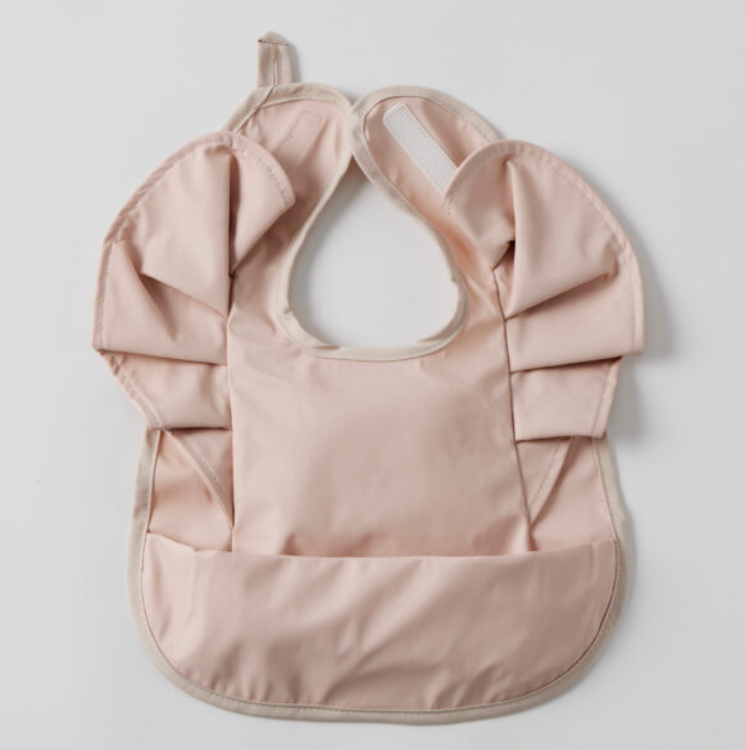 Pink Frilled Bib Nordic Kids