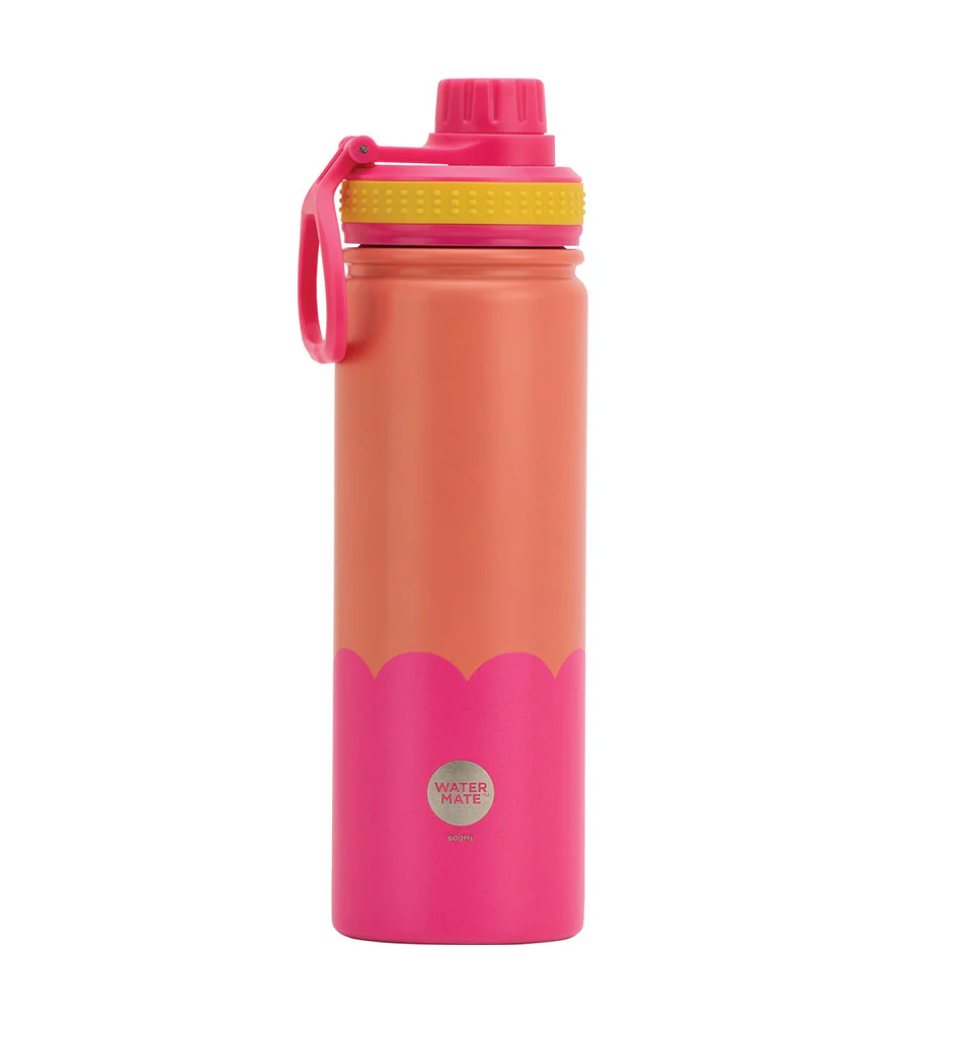 Watermate Drink Bottle - Stainless Steel - Wave - 600ml