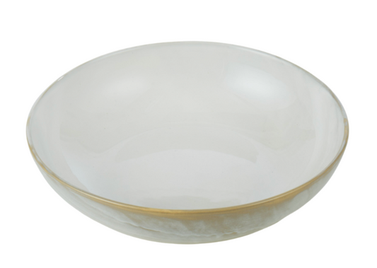 D&W Stoneware Serving Bowl 30x27x72cm – White