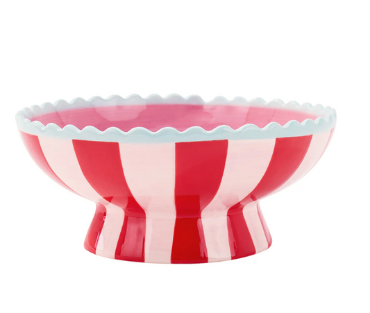 Ceramic Fruit Bowl - Stripe