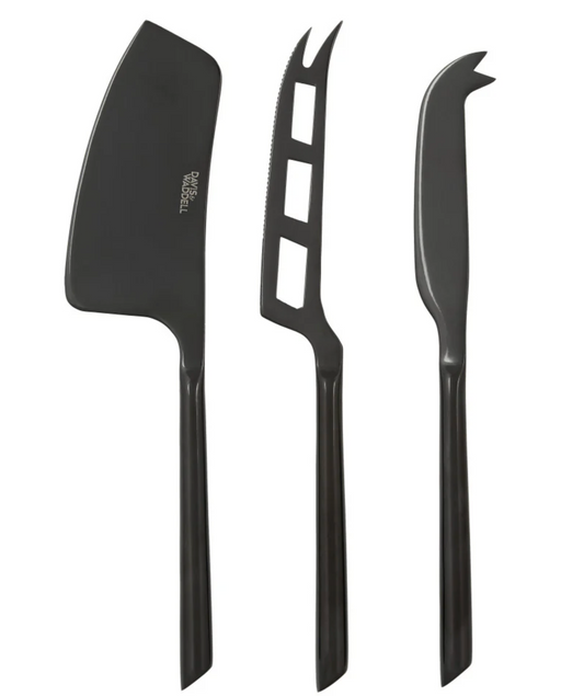Stainless Steel Cheese Knives - Set of 3