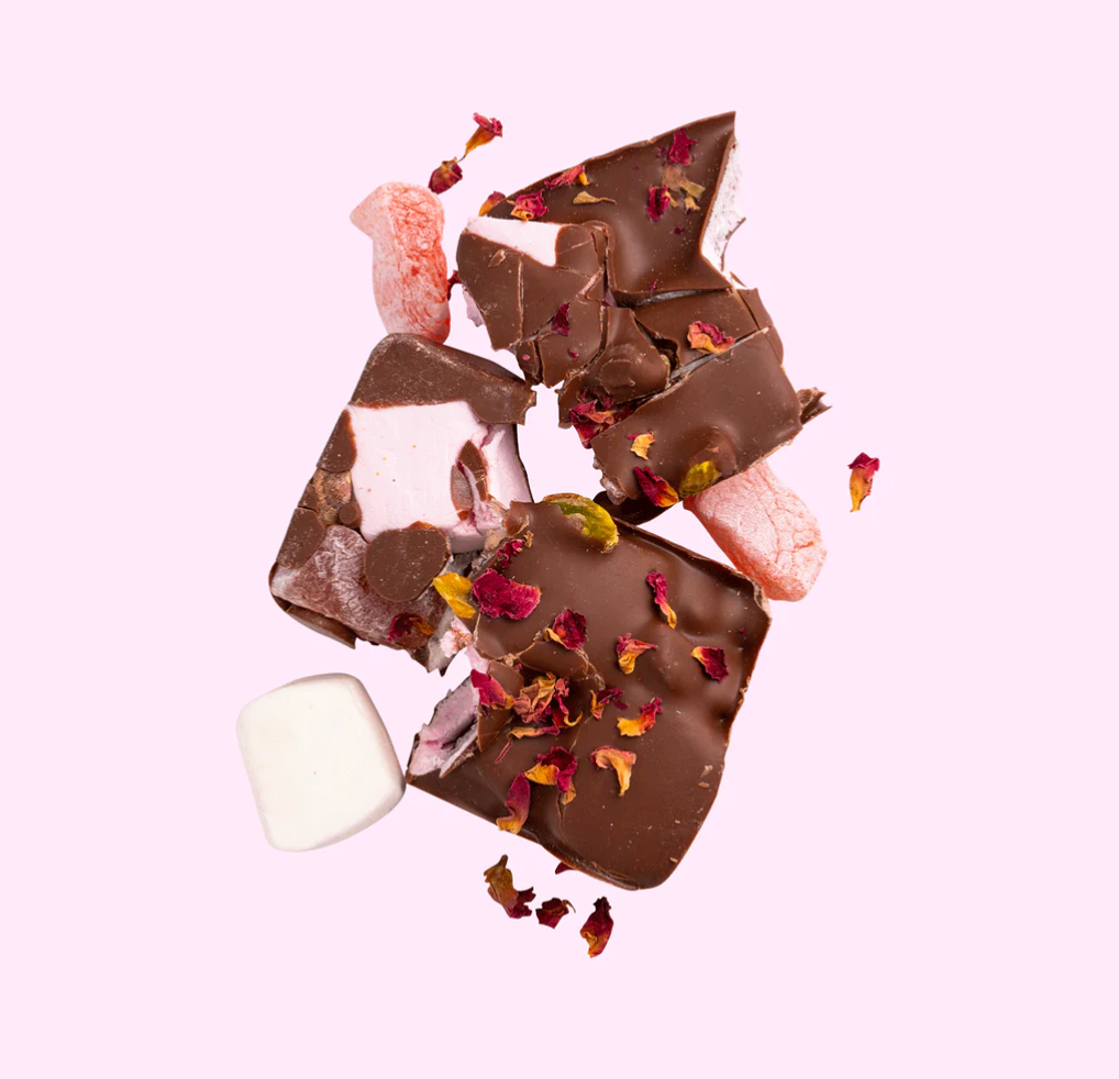 Turkish Delight Milk Rocky Road