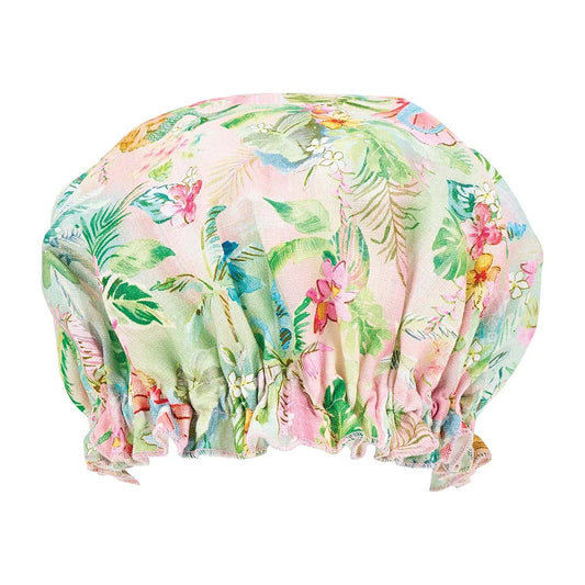 Linen cotton Shower Cap