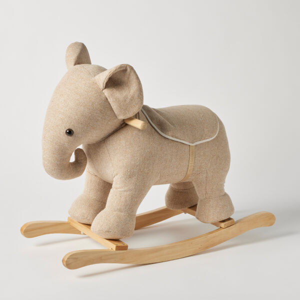 Rocking Tweed Elephant