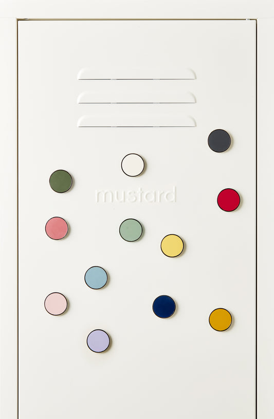 Mustard Made Magnetic Buttons