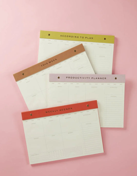 Weekly Postbound Notepad (2 designs)