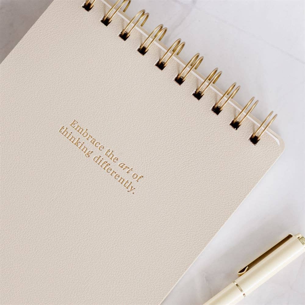 LH Agenda Notepad - Stone (Dot-lined) - Creativity