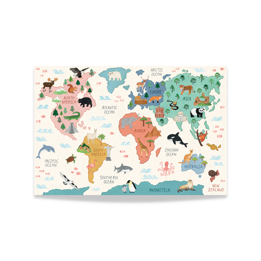 World Map Print