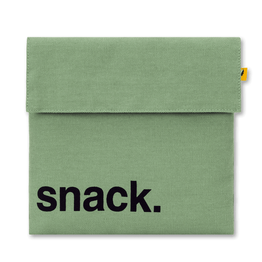 Flip Snack Bag 'Snack' Moss