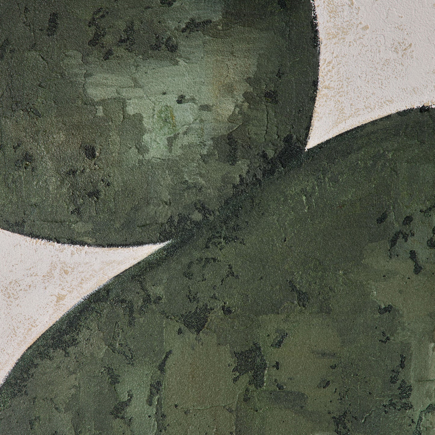 Verant Stones Wall Art Green & White