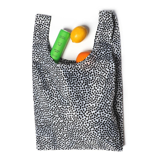 Black & White Spots - Foldable Shopper Bag