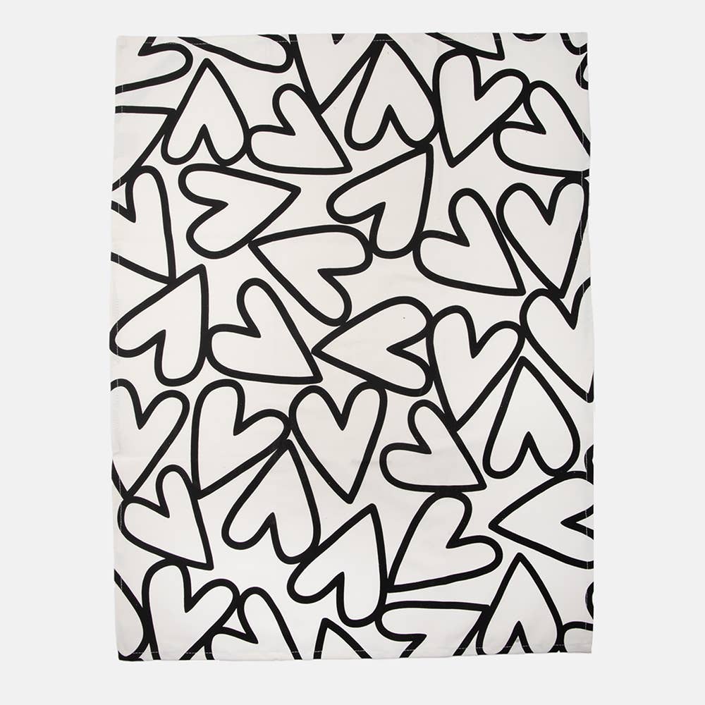 Hearts Set of 2 Tea Towels