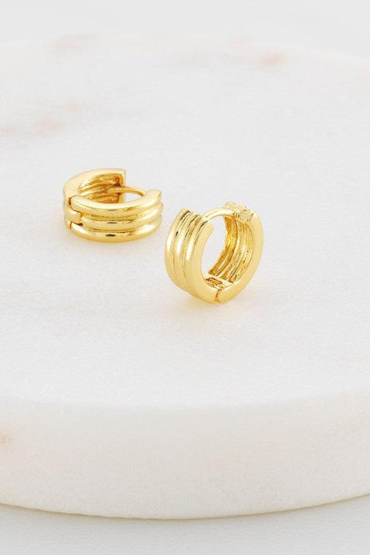 Zafino Grace Huggie Earring - Gold